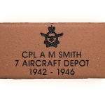 Commemorative Air Force Engraved Name Paver